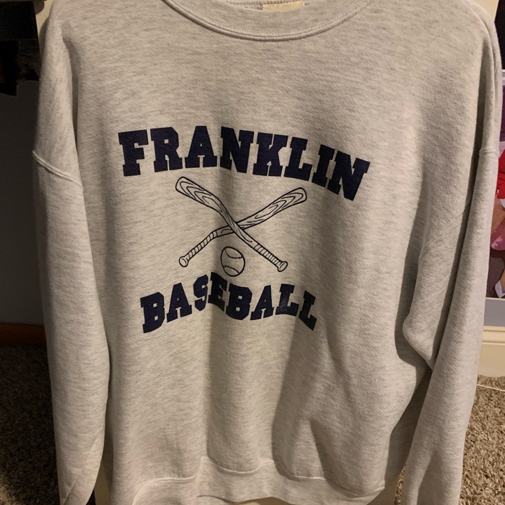 5/60$ or 10/110$

baseball sweatshirt